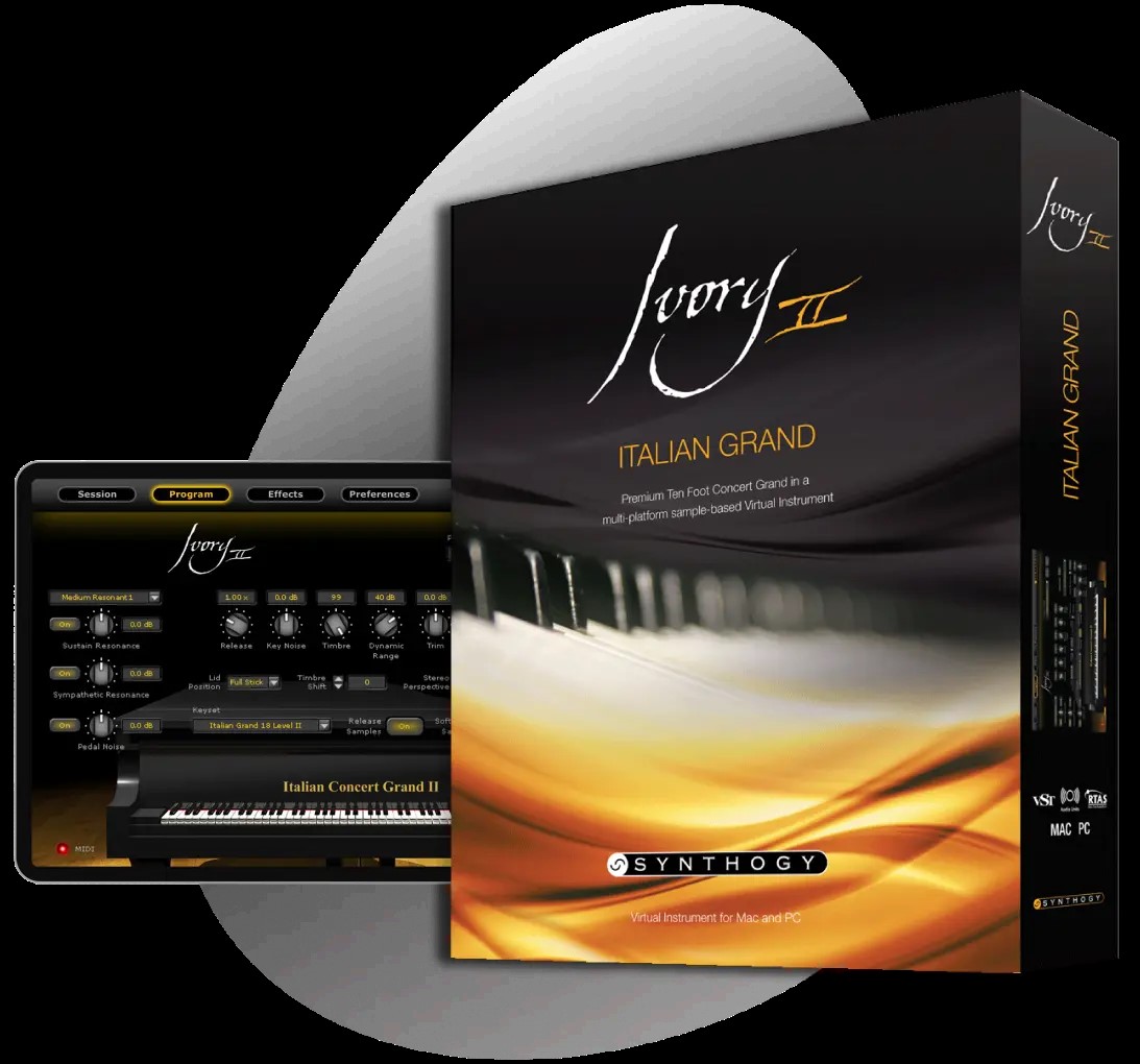 Synthogy Ivory II Italian Grand Piano (Full Latest)